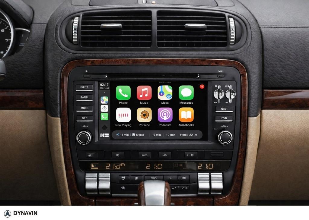 porsche cayenne autoradio navigatie carplay overname bose