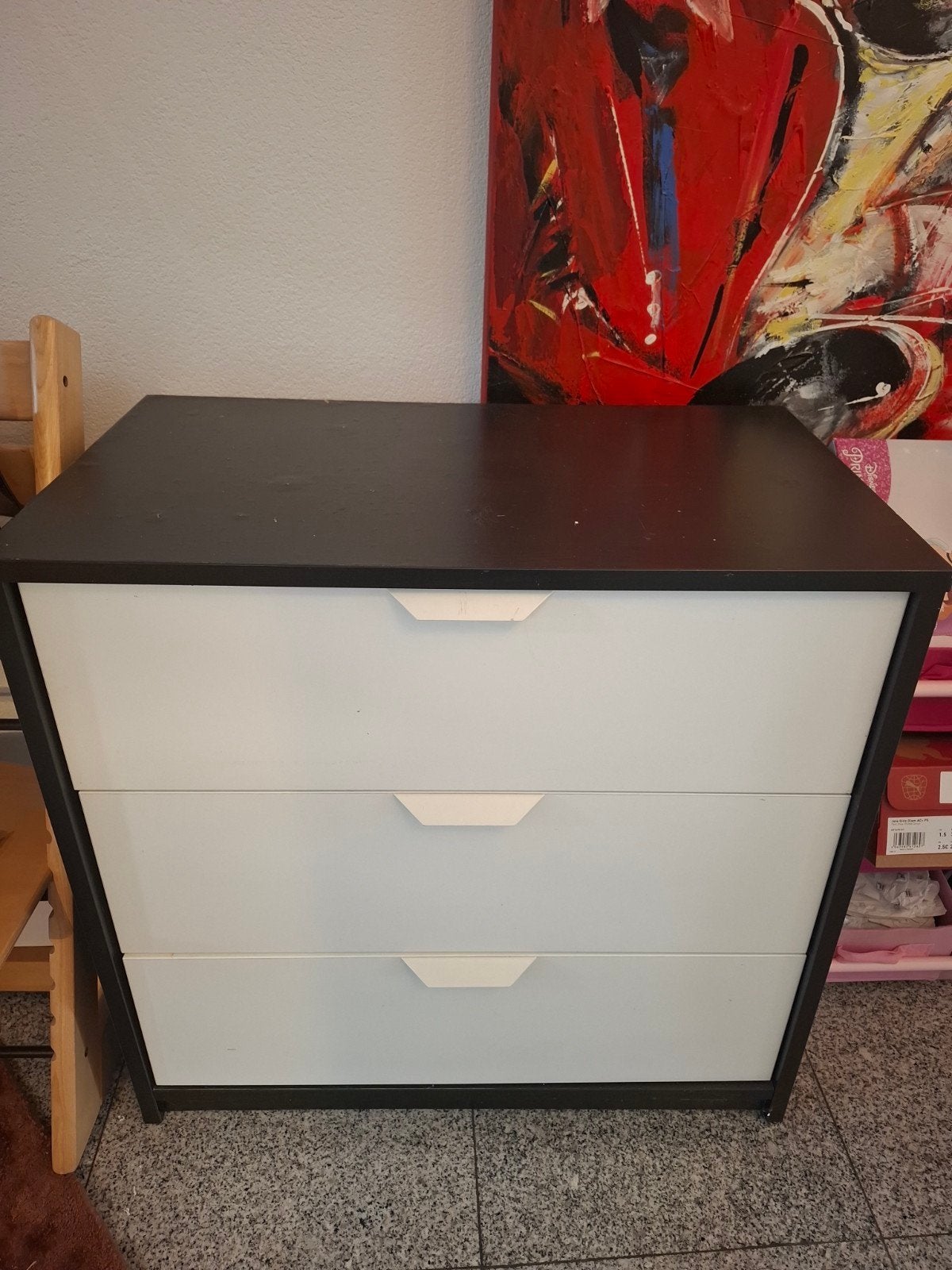 Kast met 3 laden - Gratis af te halen, Huis en Inrichting, Ophalen, Gebruikt, 50 tot 100 cm, 3 of 4 laden