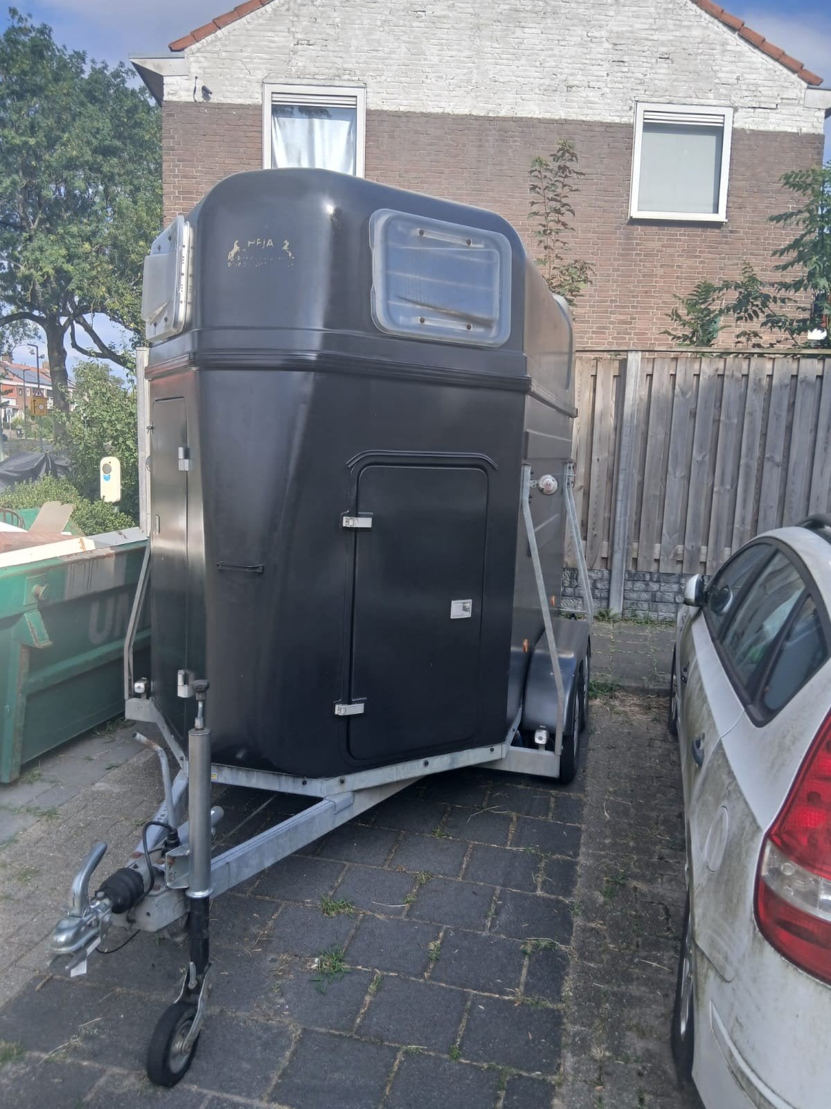 2 paards trailer, Ophalen