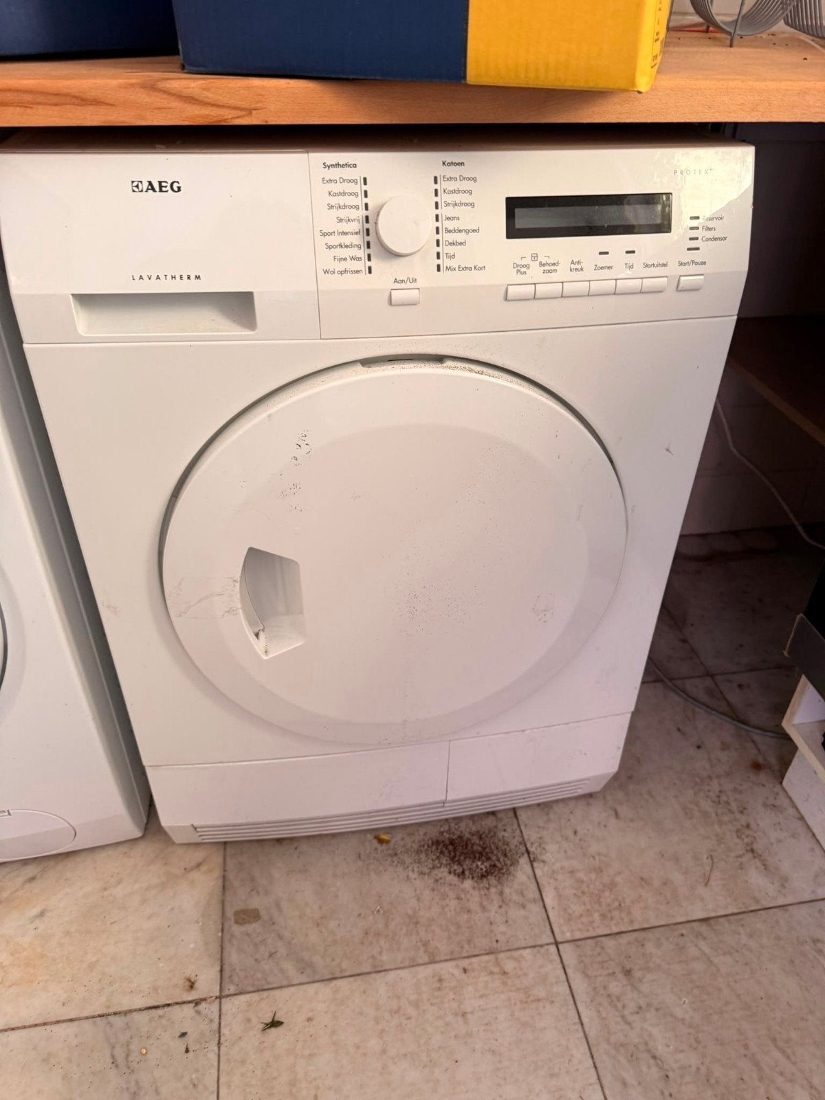 AEG Lavatherm wasdroger - Gebruikt, Ophalen, Wolprogramma, 6 tot 8 kg, Gebruikt