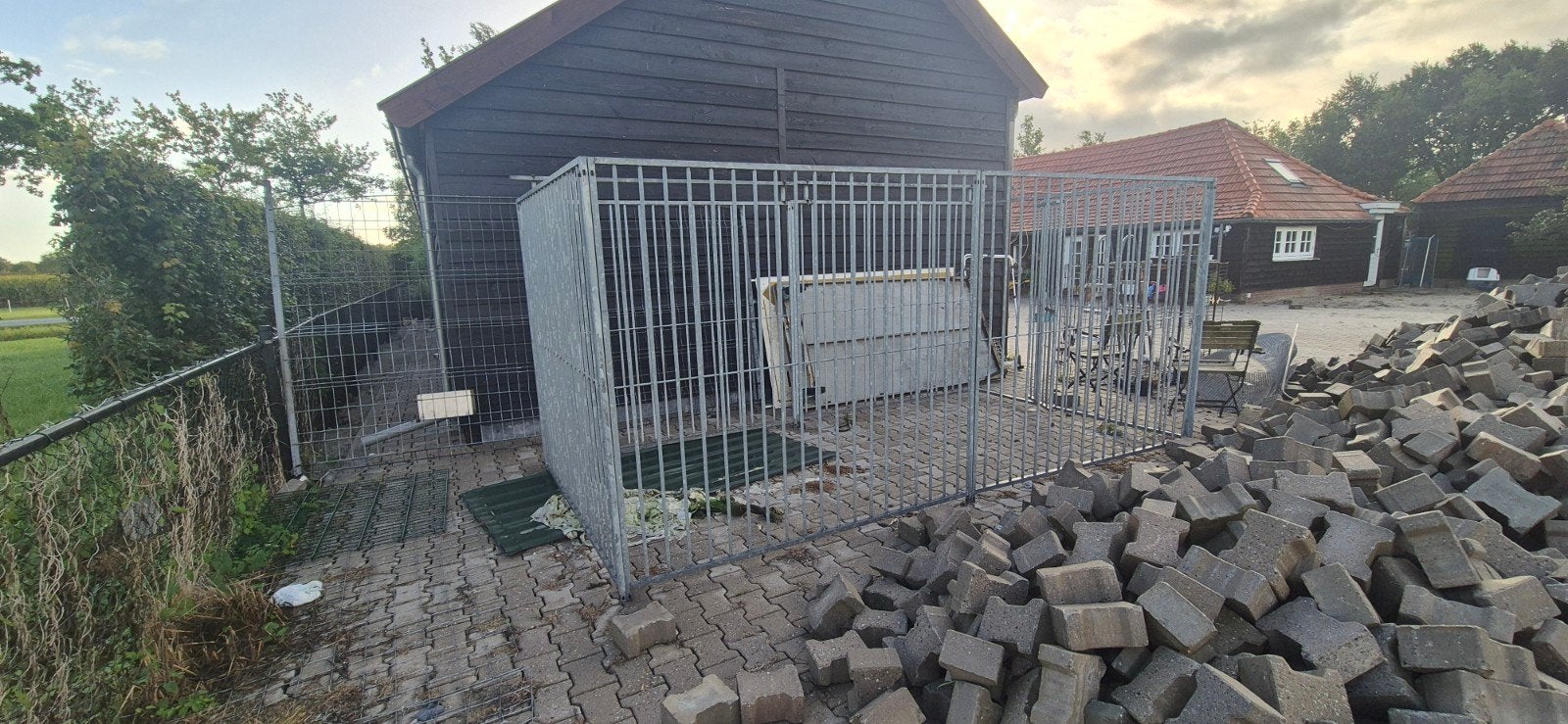 grote honden kennel, Ophalen, Hondenkennel, 100 cm of meer, 110 cm of meer