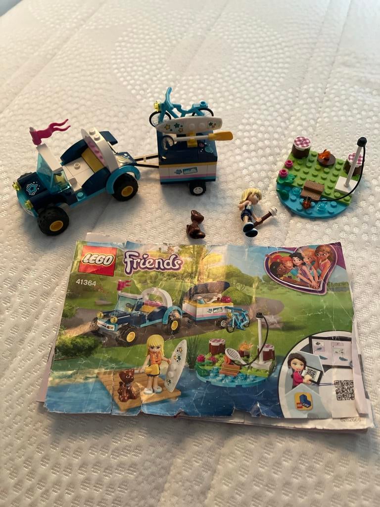 LEGO Friends 41364 Stephanie's Buggy & Trailer, Ophalen of Verzenden, Gebruikt, Overige merken