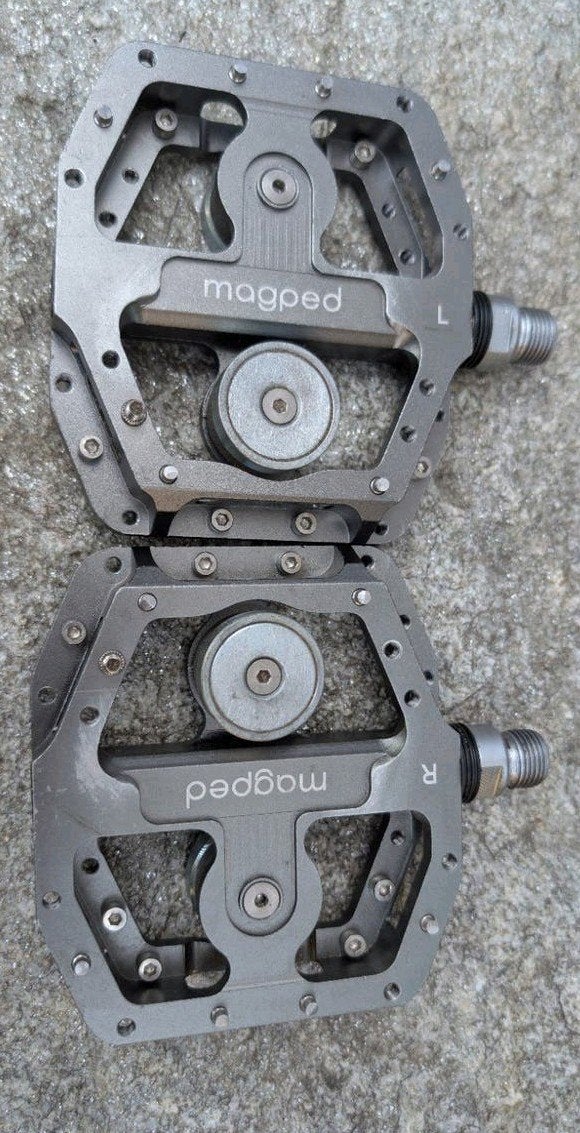 Magped Enduro 200Nm Pedalen met Strong Schoenplaten, Ophalen of Verzenden, Mountainbike, Crankstel of Pedalen
