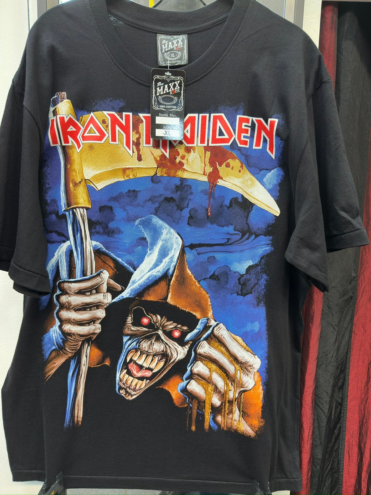 Iron maiden t-shirt maat XL 2kanten opdruk, Ophalen of Verzenden, Nieuw, Maat 56/58 (XL), Zwart