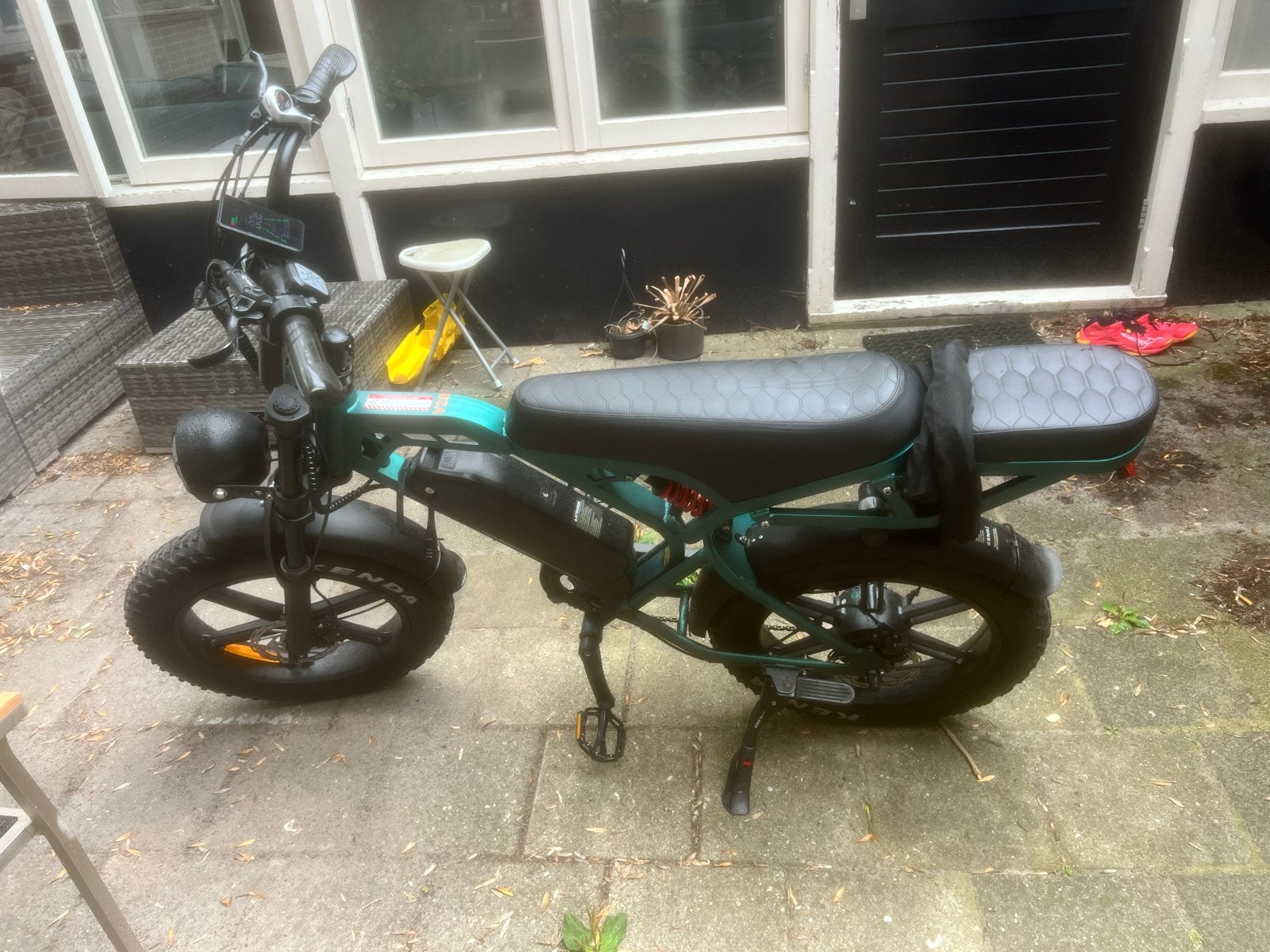 V20PRO Fatbike Groen met ART4 kettingslot, Overige merken, Ophalen of Verzenden, Zo goed als nieuw, Minder dan 47 cm