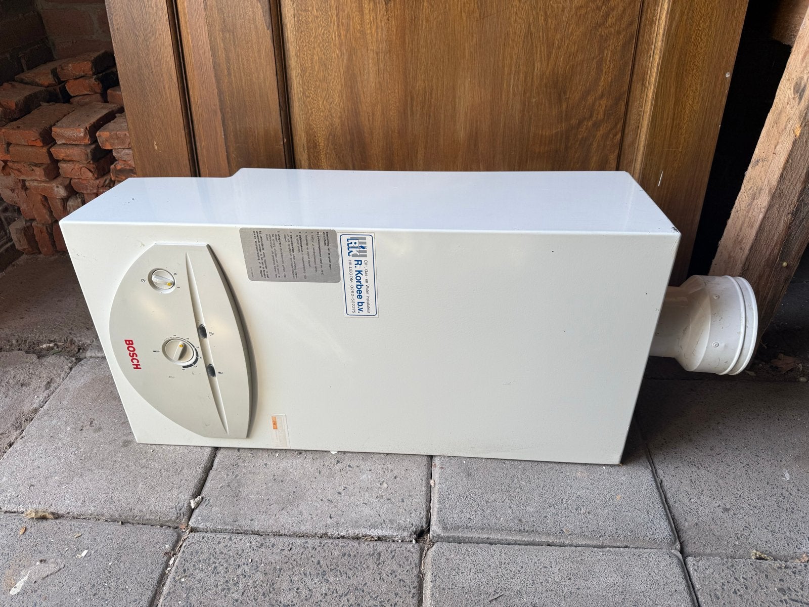 Ouderwetse Bosch Boiler - 34x67x22 cm, Doe-het-zelf en Verbouw, Ophalen, Gebruikt, Boiler, Onbekend