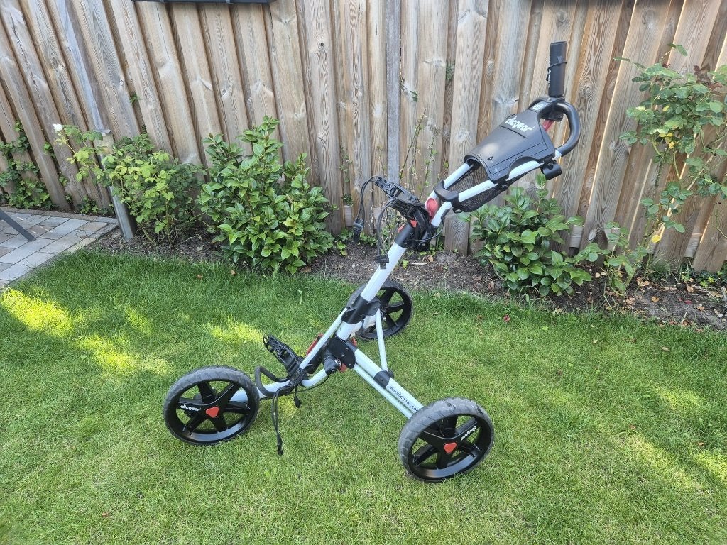 Prachtige Clicgear 3.0 witte 3 wiel golftrolley €145,-, Ophalen of Verzenden, Zo goed als nieuw, Golfkar, Overige merken