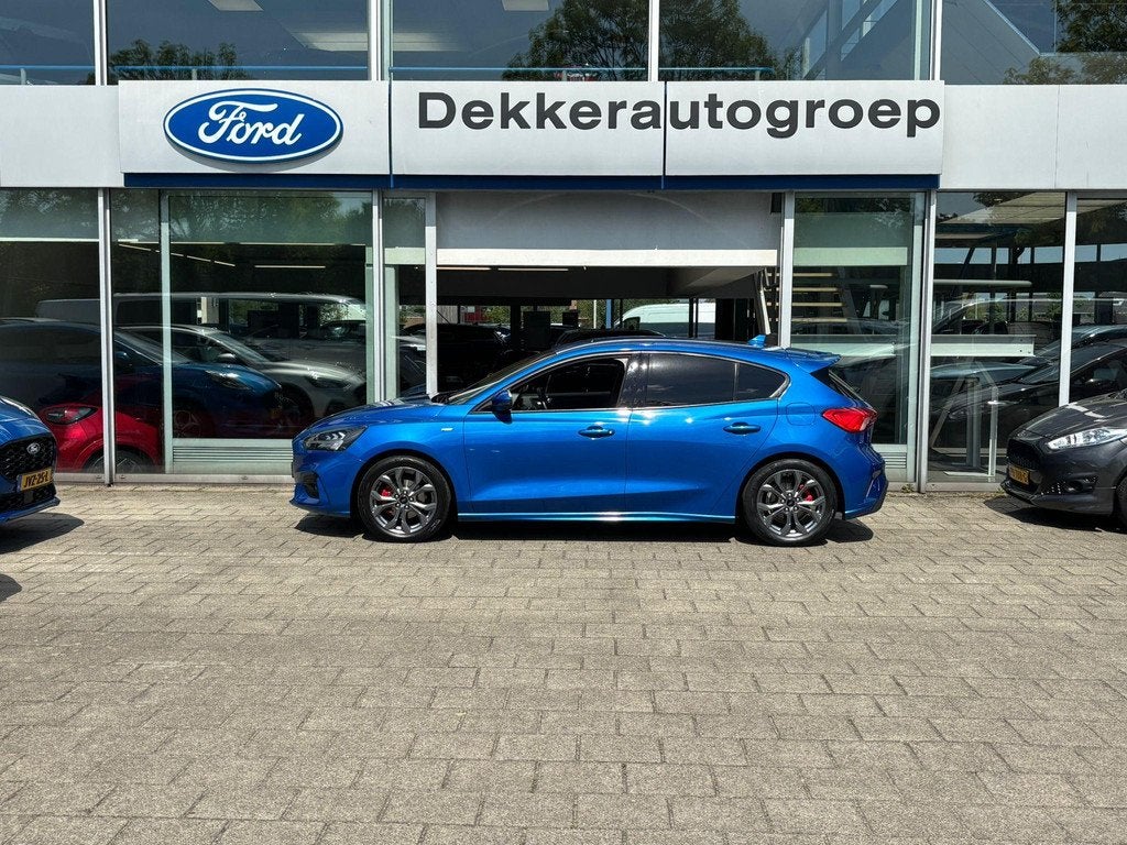 Ford Focus 1.0 EcoBoost ST Line, Auto's, Ford, Gebruikt, Euro 6, Blauw, Origineel Nederlands