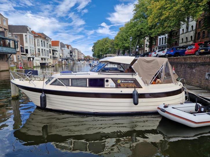 Biam 850 met 4-cilinder Yanmar motor, bouwjaar 1986, Watersport en Boten, Motorboten en Motorjachten, Overige merken, Gebruikt
