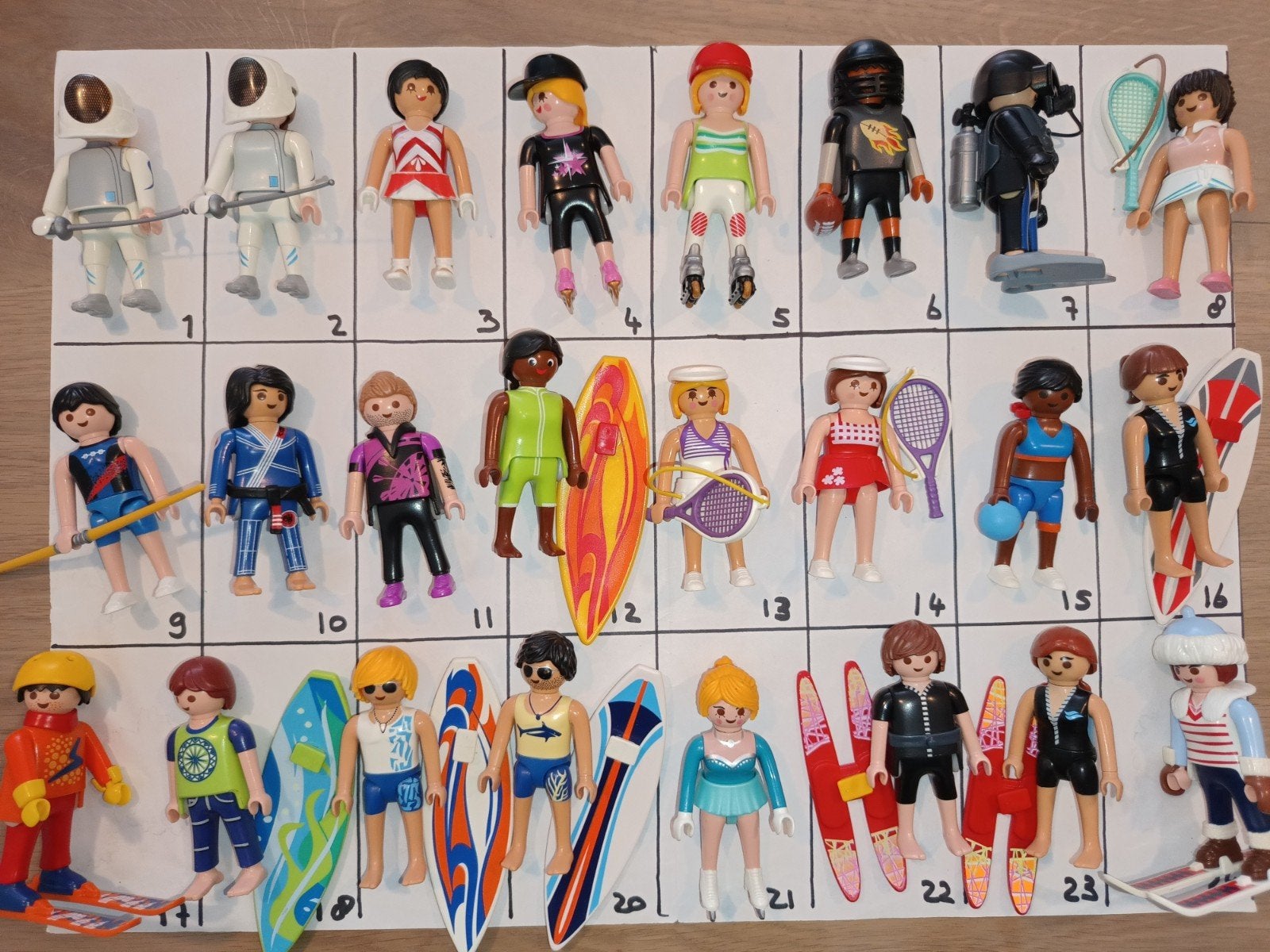 sporters van Playmobil, €1,50 per atuk, Ophalen of Verzenden, Zo goed als nieuw, Losse onderdelen