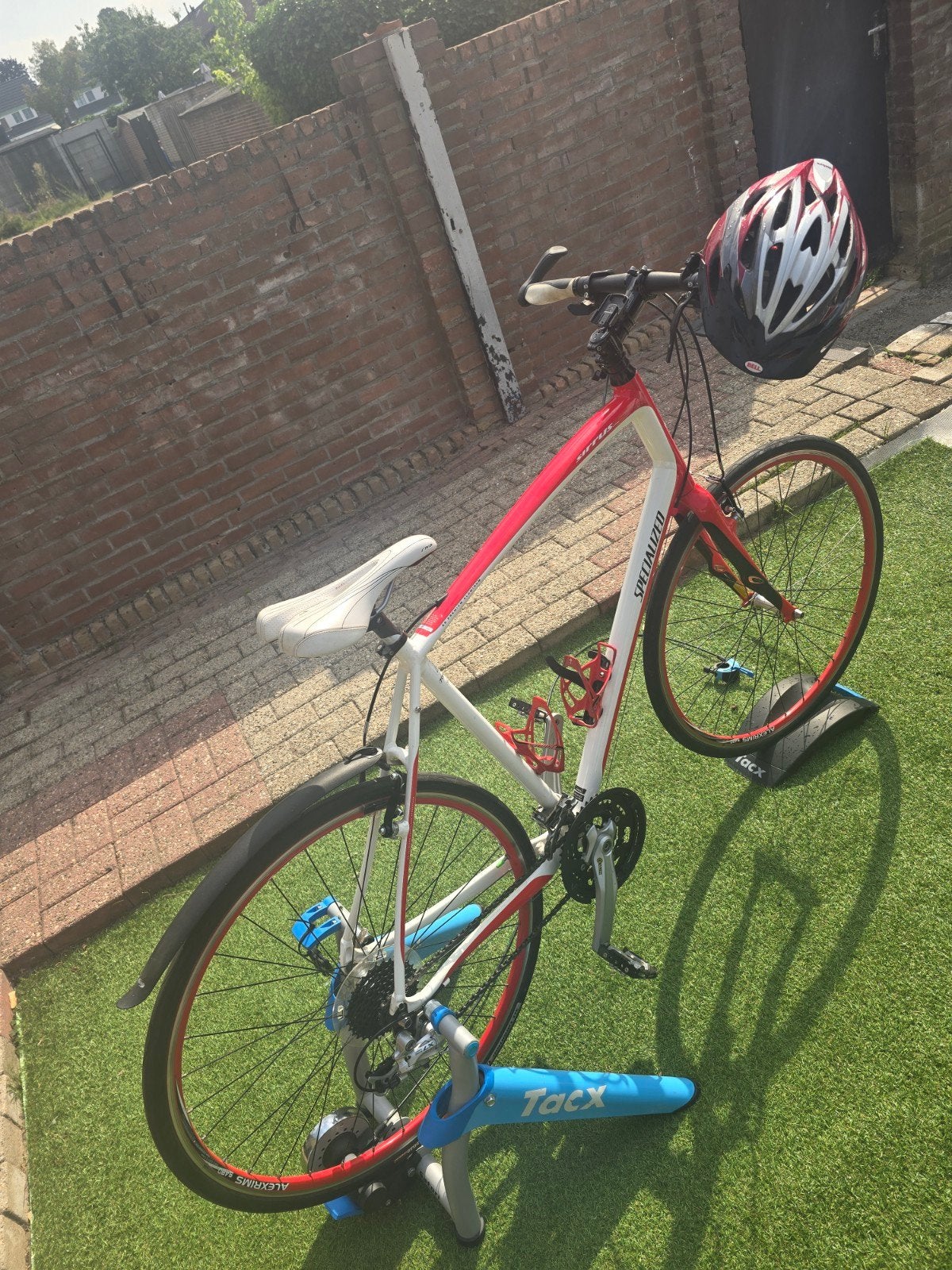Specialized racefiets - Rood/Wit - Zeer goede staat, Fietsen en Brommers, Fietsen | Racefietsen, Aluminium, Zo goed als nieuw