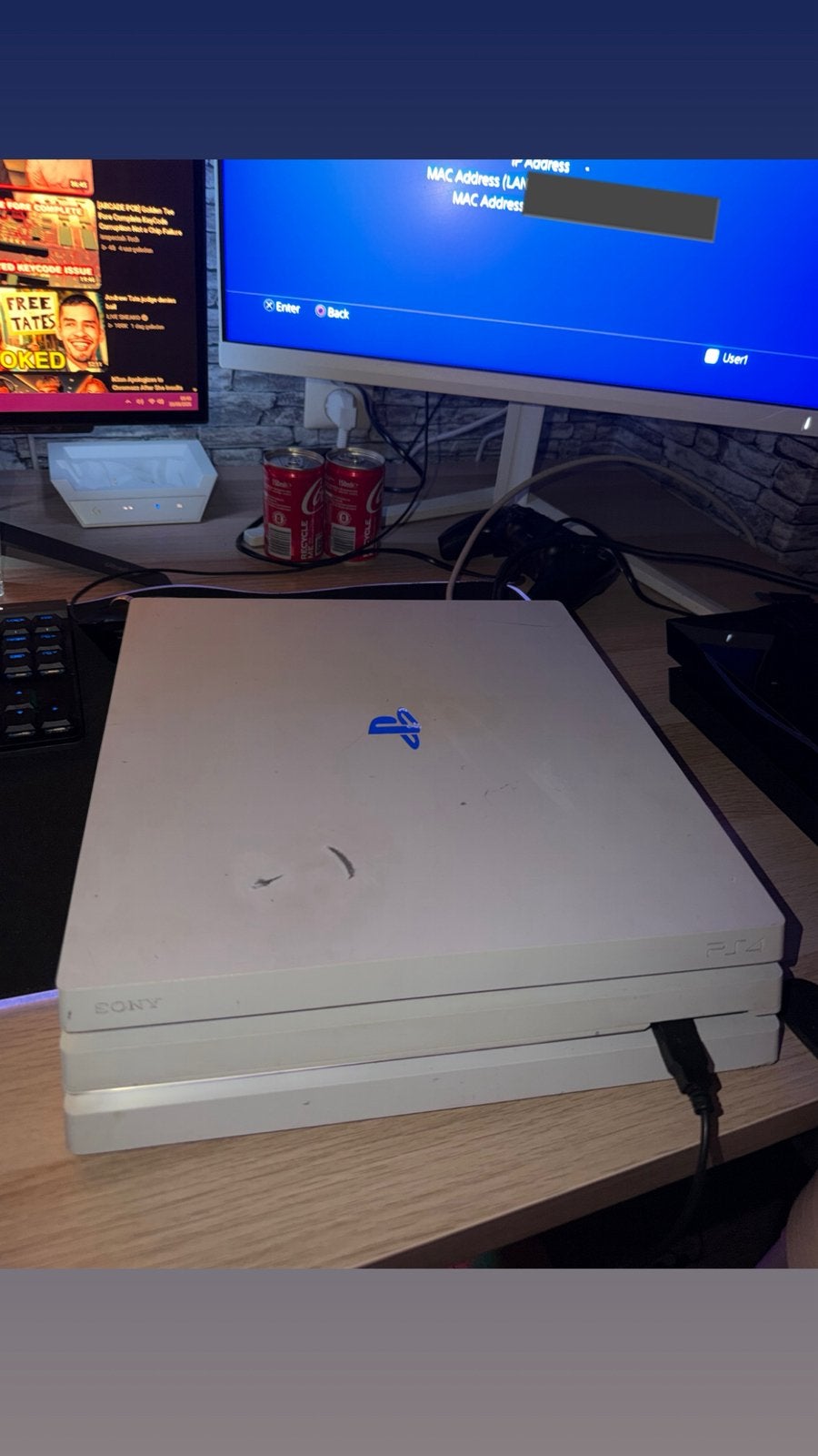 PS4 Pro White 12.00, Spelcomputers en Games, Ophalen of Verzenden, 500 GB, Zonder controller, Pro