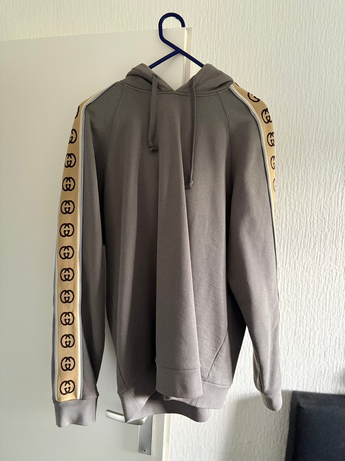 Gucci Hoodie L Origineel ZGAN, Ophalen of Verzenden, Zo goed als nieuw, Maat 52/54 (L), Grijs