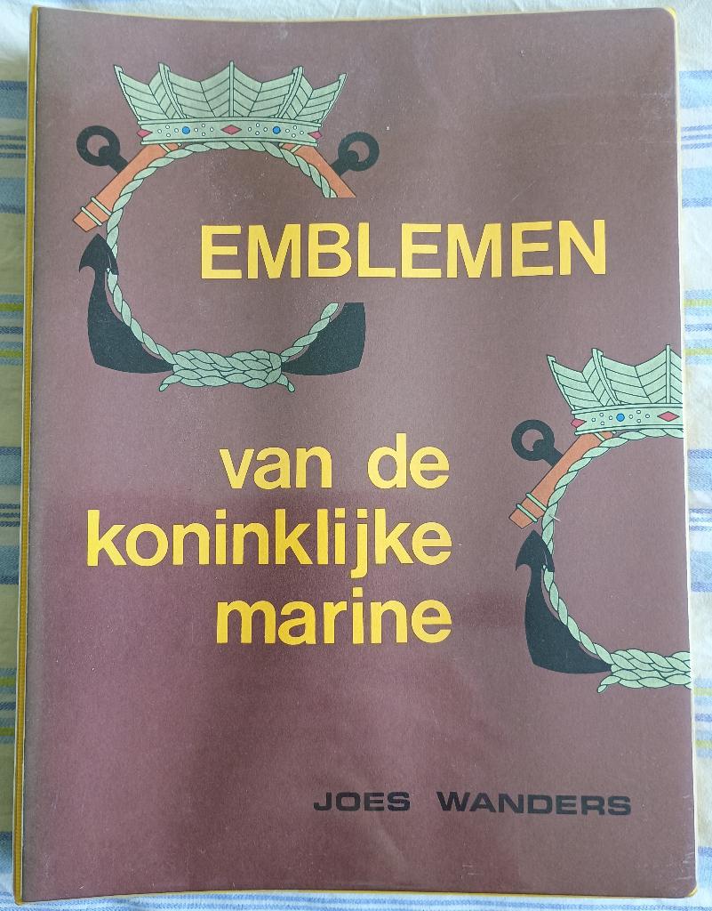 Marine Emblemen Joes Wanders Jagers Fregratten GW's, Ophalen of Verzenden, Marine, Nederland, Embleem of Badge