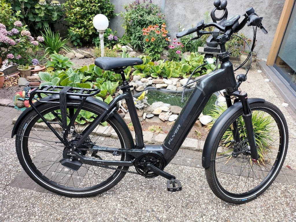 E-Bike  Flyer Gotour 6-7.23   hoog 53  kleur Anthracite, Fietsen en Brommers, Zo goed als nieuw, 51 tot 55 cm, 50 km per accu of meer