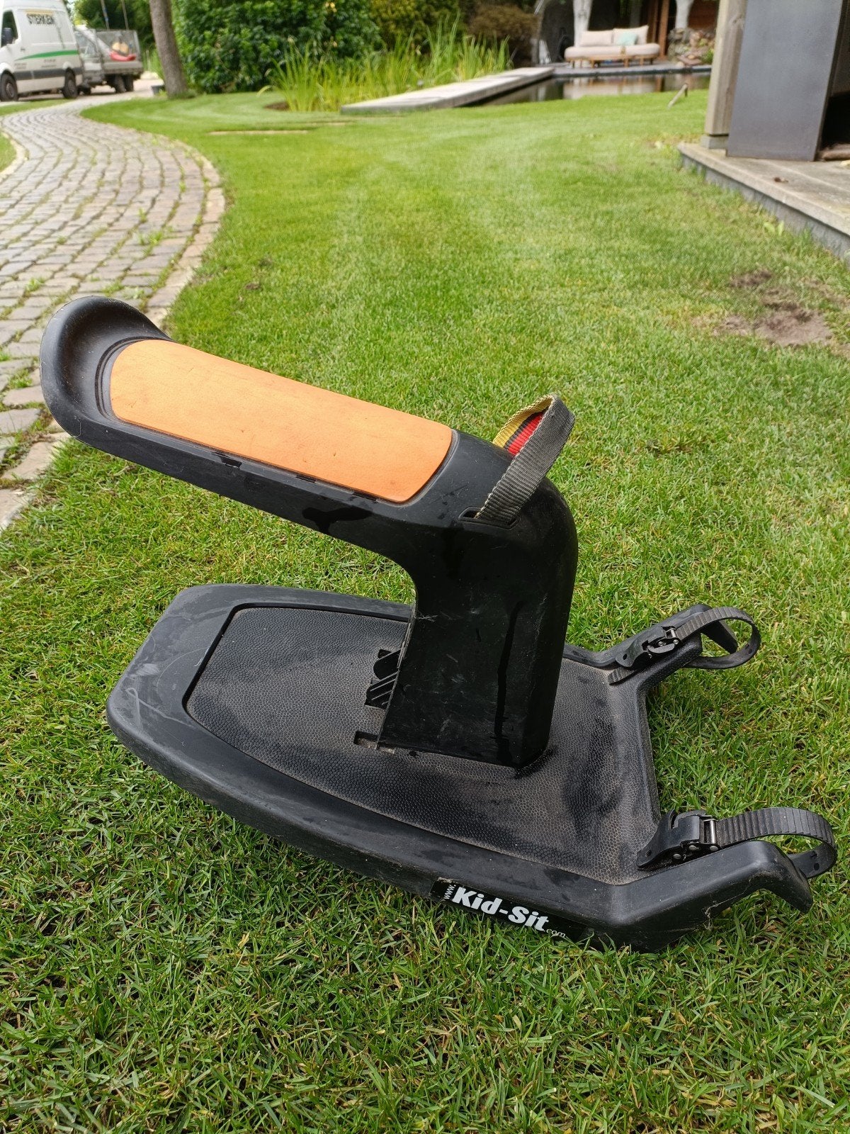 Kid-Sit meerijdplankje met zitje, Fietsen en Brommers, Fietsaccessoires | Fietsstoeltjes, Ophalen of Verzenden, Gebruikt, Achterzitje