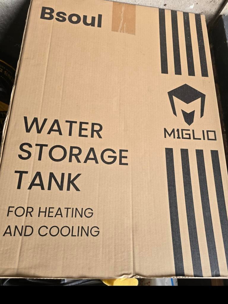 Miglio Bsoul 50L Buffervat (RVS) – Voor Warmtepomp / Koeling, Ophalen of Verzenden, Nieuw, Overige typen