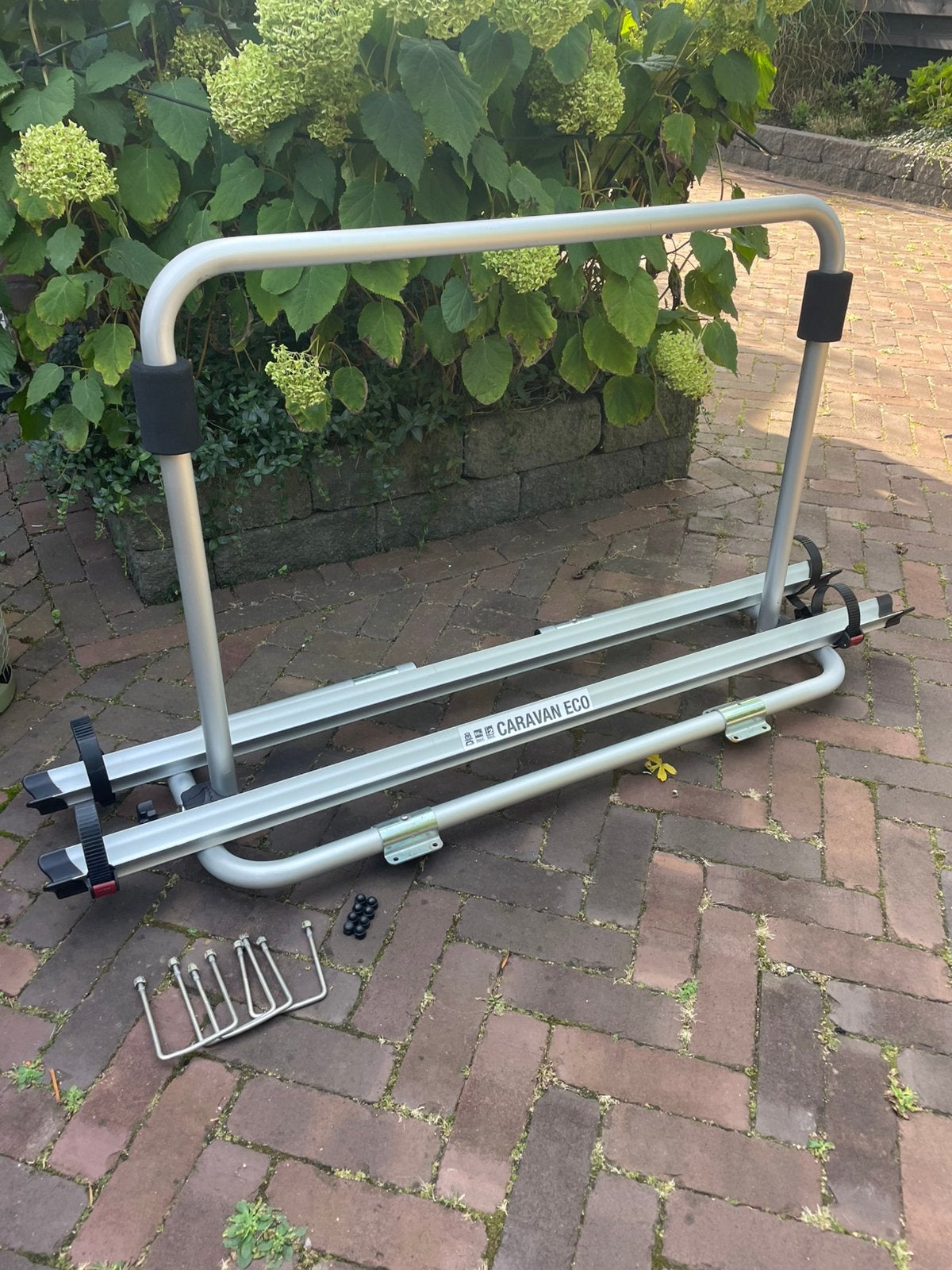 Fietsendrager voor dissel caravan, Ophalen, Gebruikt
