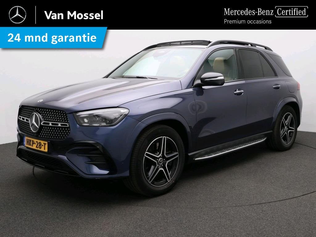 Mercedes-Benz GLE-klasse 350 de 4MATIC AMG Line / Panoramada, Auto's, Gebruikt, 4 cilinders, Blauw, GLE