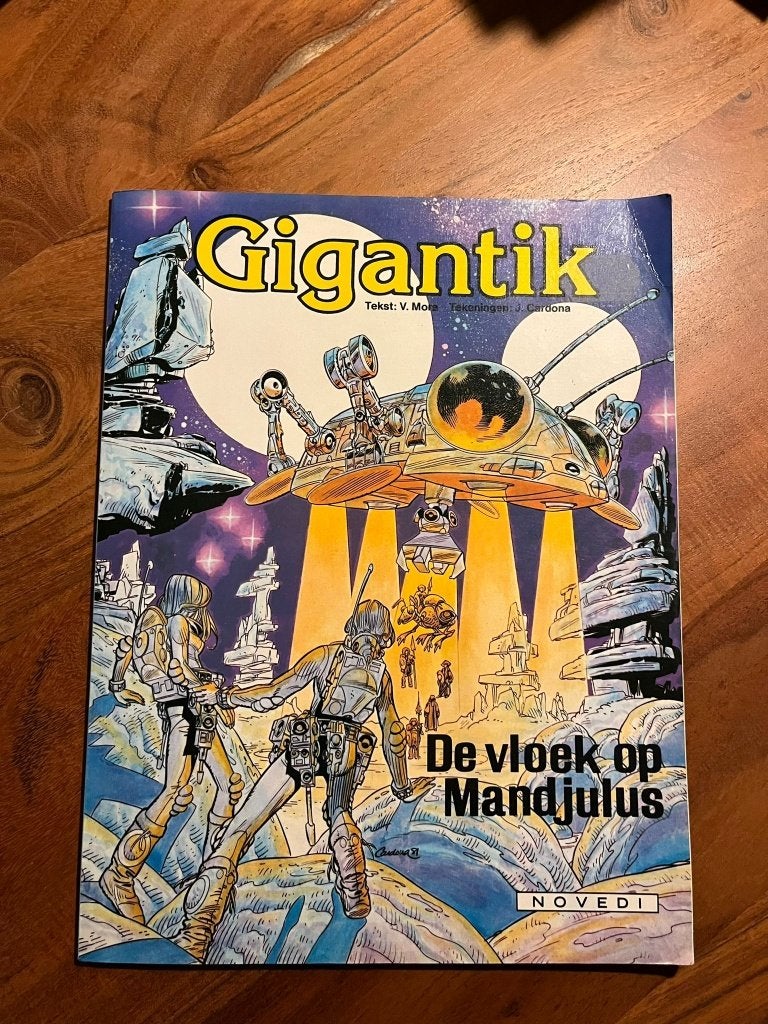 Gigantik 4 – De Vloek Op Mandjulus, Boeken, Eén stripboek, Ophalen of Verzenden, Zo goed als nieuw