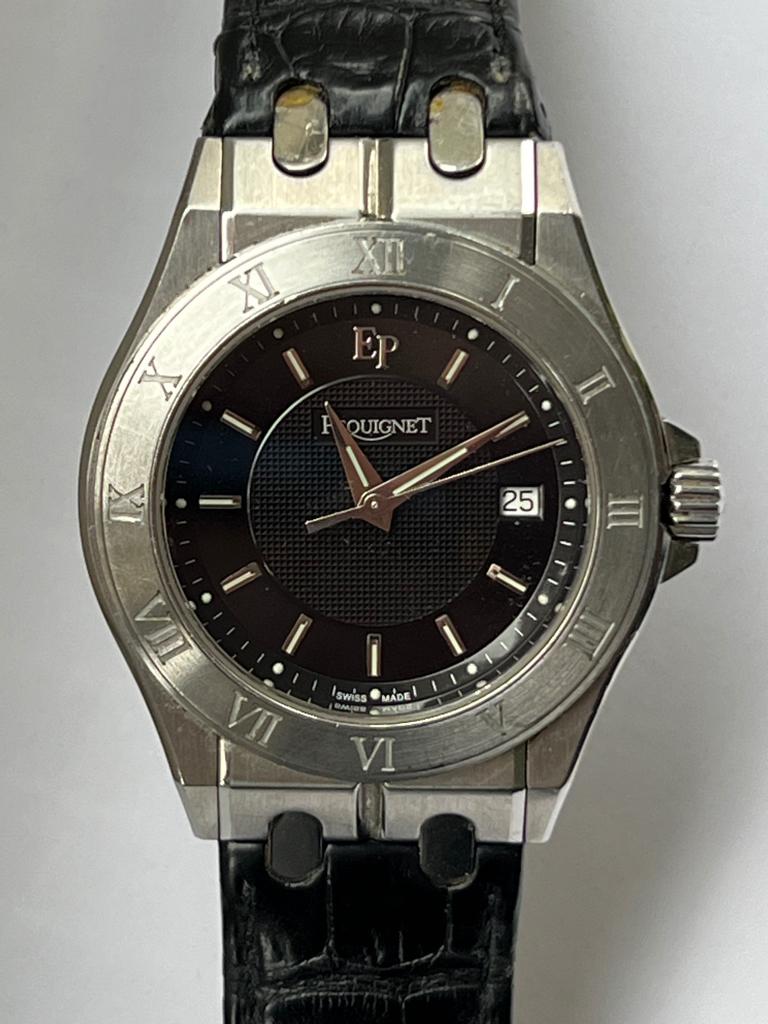 EP Piquinet herenhorloge uit de Moorea Triomphe collectie, Sieraden, Tassen en Uiterlijk, Horloges | Heren, Overige merken, Staal