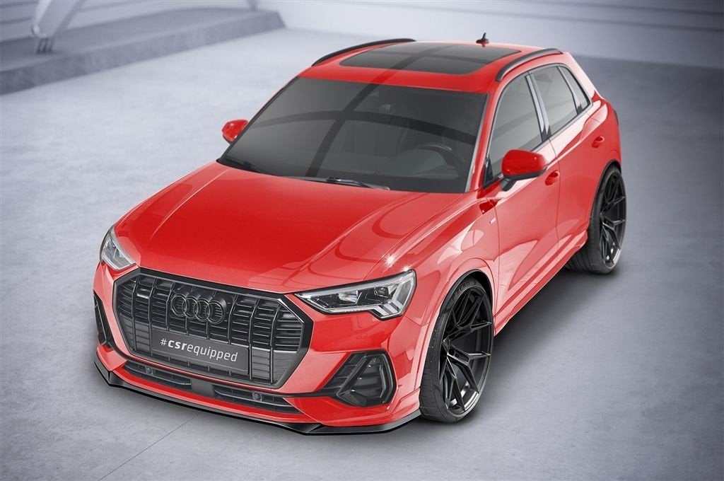 Splitter Voorspoiler Spoiler Geschikt Voor Audi Q3 [F3] S-Li, Auto diversen, Tuning en Styling, Verzenden, Automotive Parts, A.parts@hotmail.nl