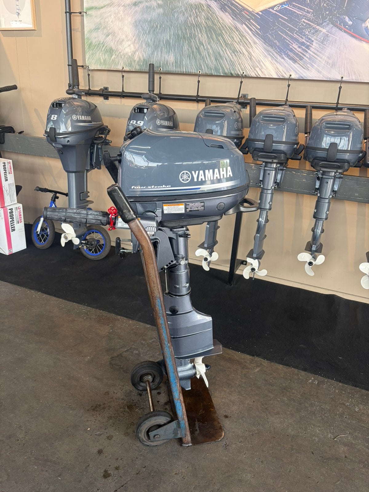 Yamaha F6CMHL 4 takt langstaart nieuw overjarig, 5 tot 10 pk, Viertaktmotor, Ophalen of Verzenden, Zo goed als nieuw