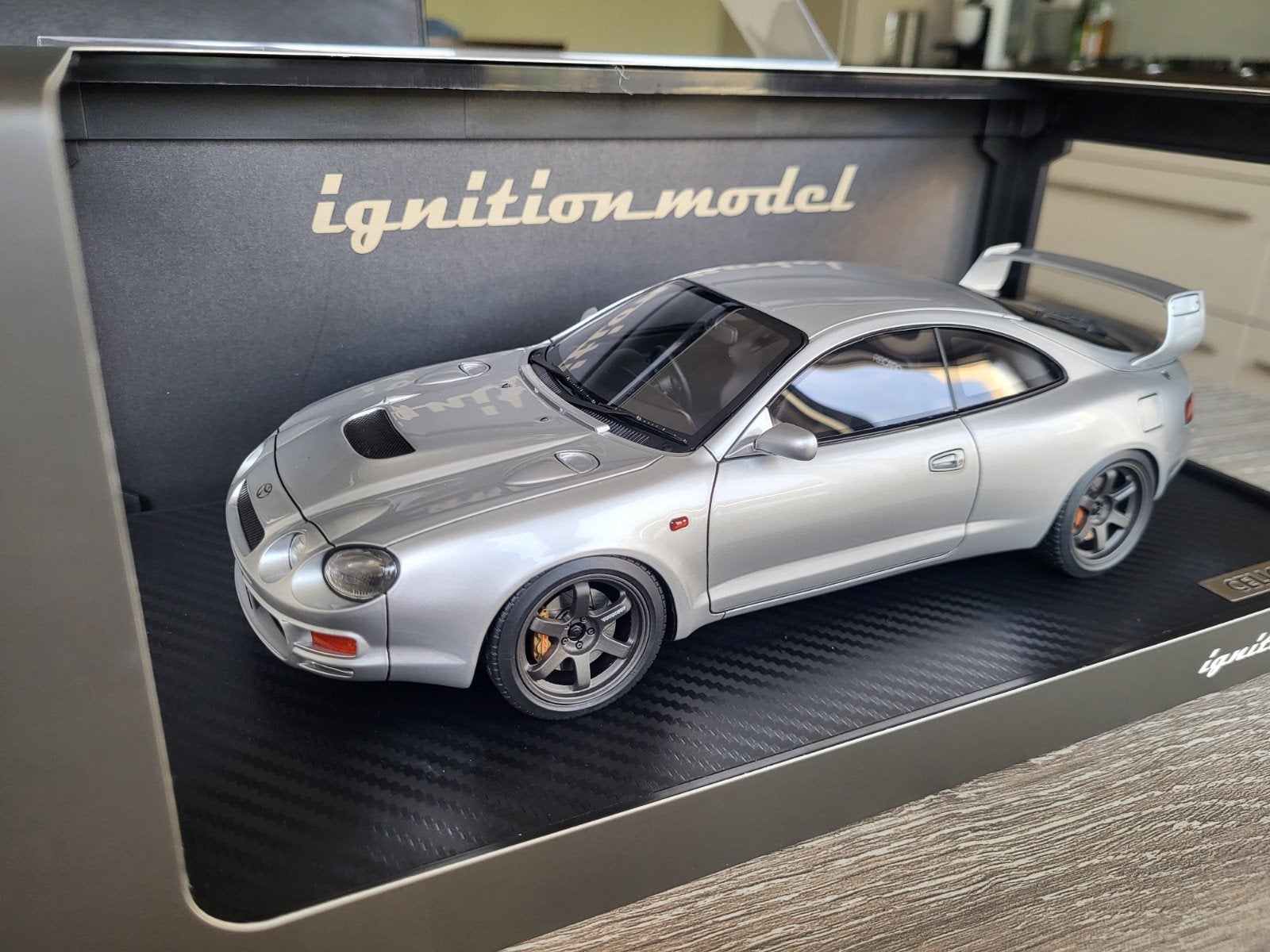 Toyota Celica schaal 1:18 ignition models, Ophalen of Verzenden, Zo goed als nieuw, Overige merken