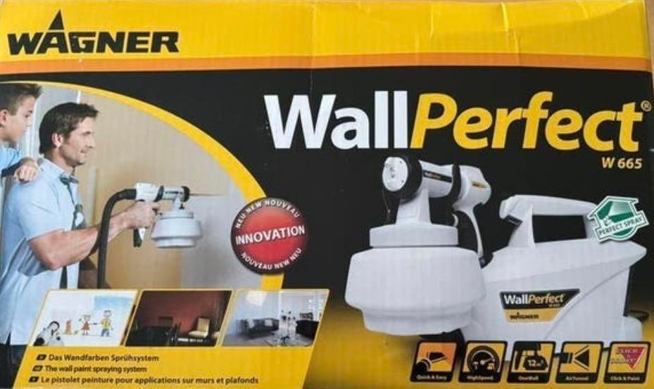Te huur weekprijs Wagner WallPerfect W 665 Verfspuit, Ophalen of Verzenden, Winkel, Super of Benzinepomp, Volle spaarkaart