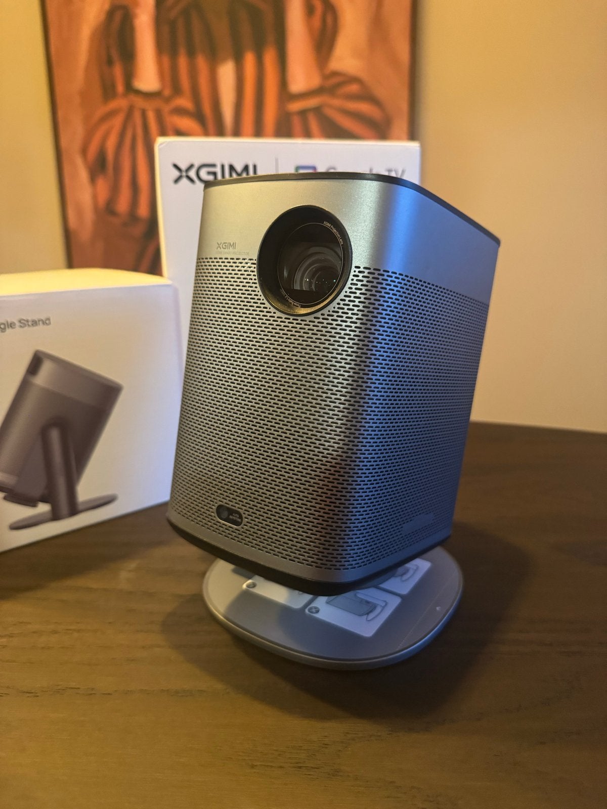 XGIMI Halo+ Projector met Google TV en Multi-Angle Stand, Ophalen, LED, Zo goed als nieuw, Full HD (1080)