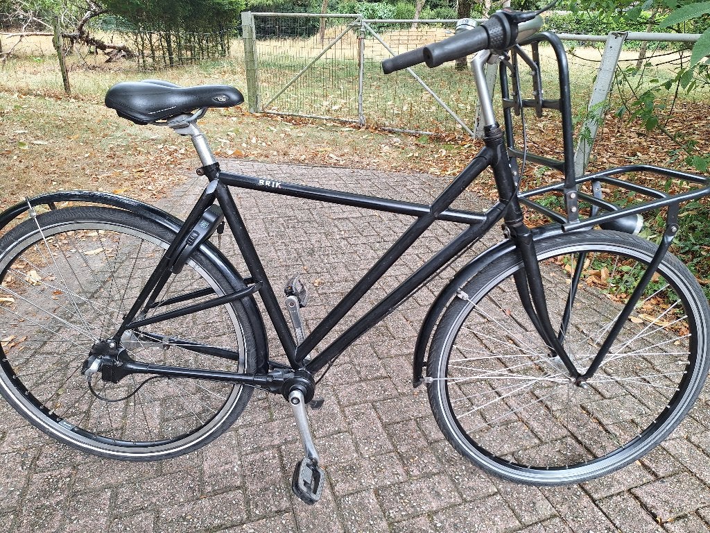 Brik fiets met cardanas, Terugtraprem, Gebruikt, Versnellingen, 53 tot 57 cm