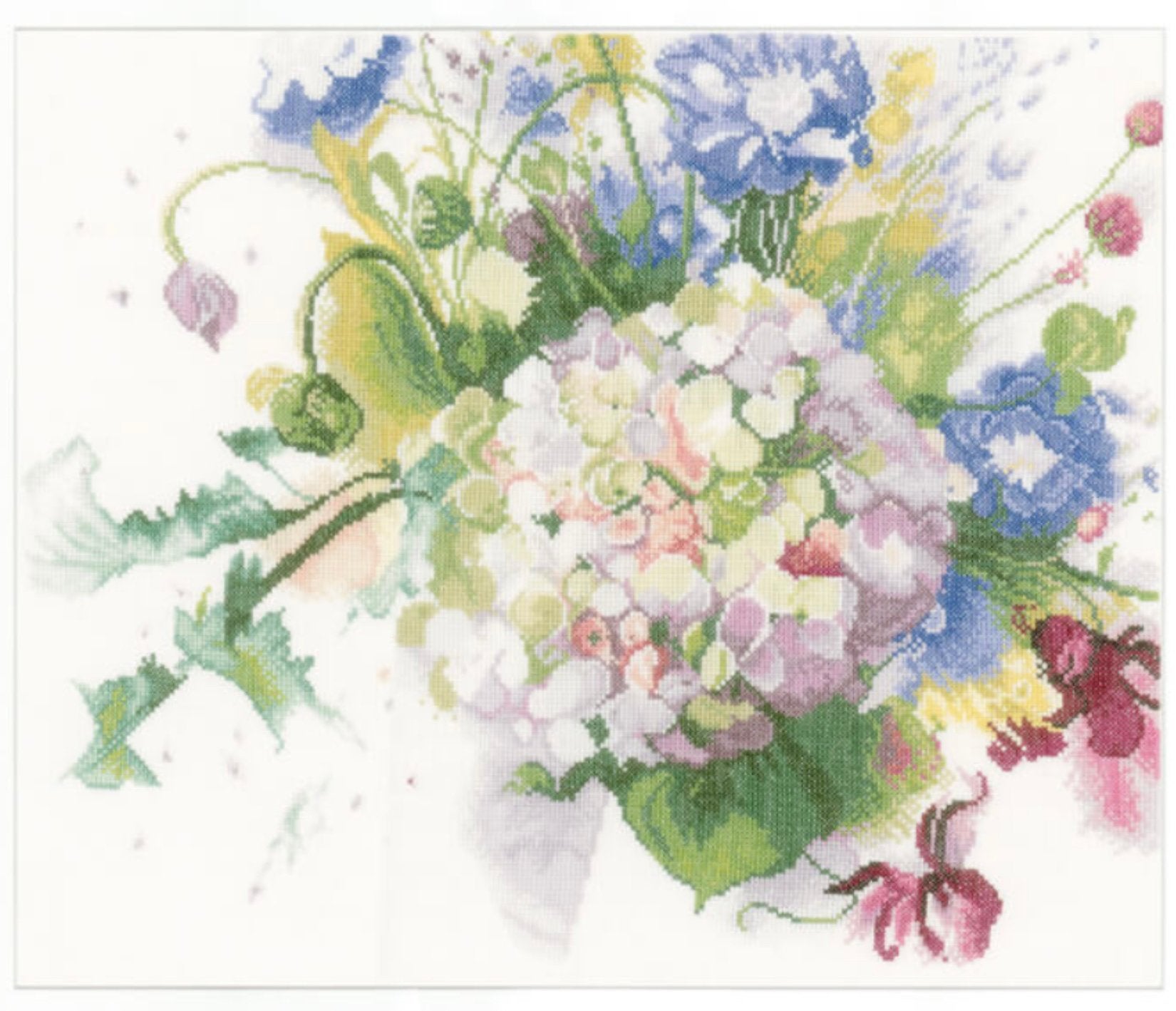 Patroon van een Hydranga (Hortensia), Ophalen of Verzenden, Nieuw, Patroon