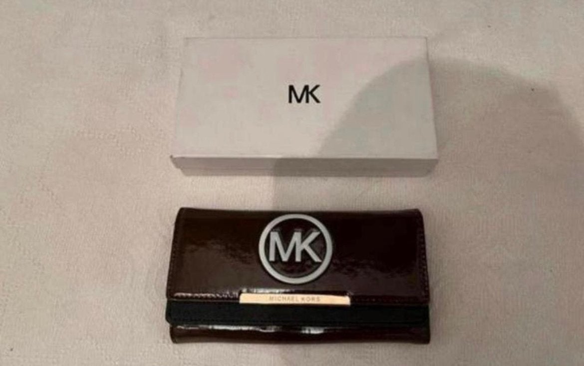Michael Kors portemonnee, Sieraden, Tassen en Uiterlijk, Portemonnees, Overige merken, Bruin, Ophalen of Verzenden, Zo goed als nieuw
