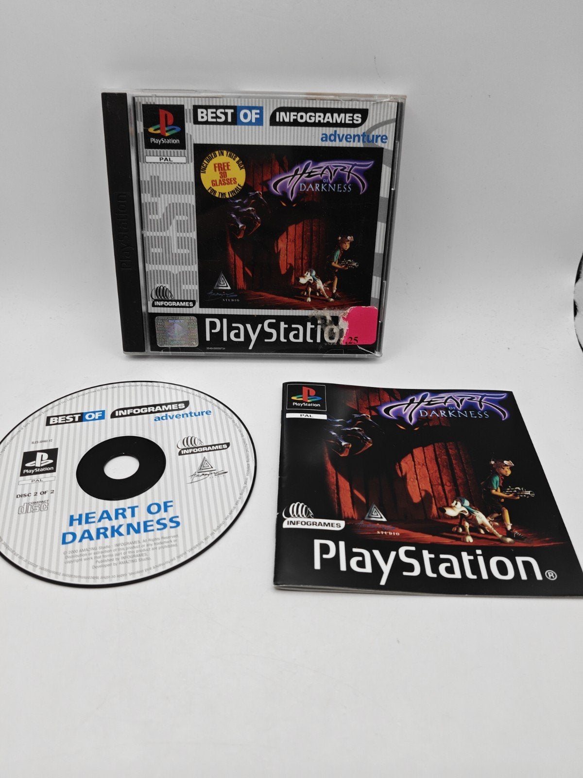 Heart of Darkness PlayStation 1 (PS1), Spelcomputers en Games, Avontuur en Actie, Gebruikt, 1 speler, Onbekend
