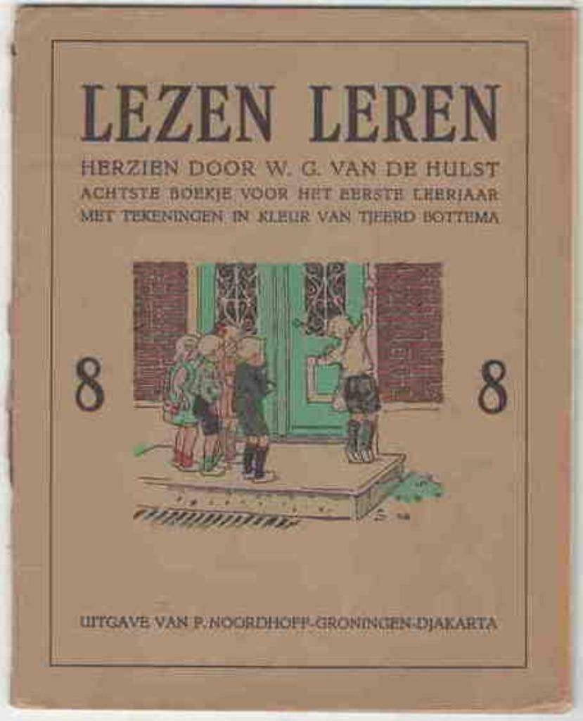 Lezen Leren 8e leesboekje v.h1e leerjaar-Ill.Tjeerd Bottema, Antiek en Kunst, Verzenden