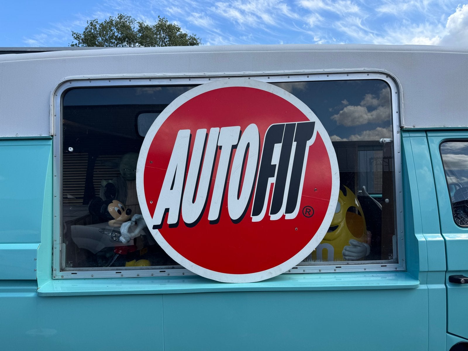AutoFit Reclamebord - Vintage Garage Decoratie, Ophalen, Reclamebord, Gebruikt, .