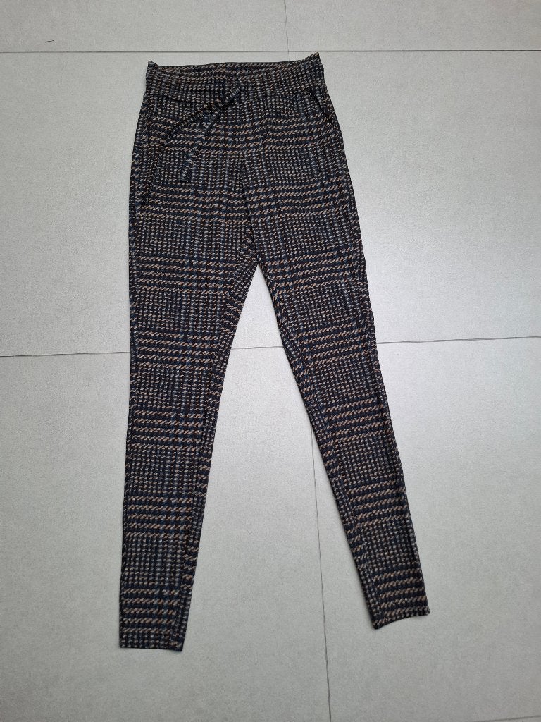 studio anneloes broek xs 34 36 ruit donker licht blauw bruin, Studio Anneloes, Blauw, Ophalen of Verzenden, Zo goed als nieuw
