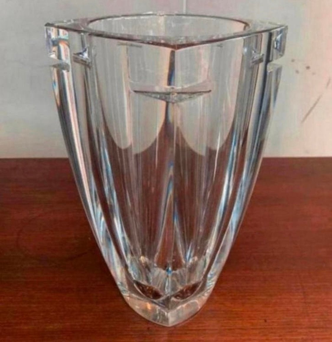Vaas mooie kristallen Waterford Crystal Clear Metra Vase., Antiek en Kunst, Antiek | Glas en Kristal, Ophalen of Verzenden