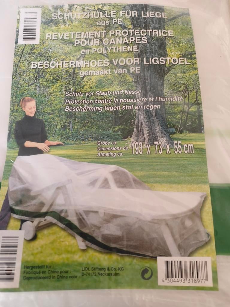Tuinbedhoes nieuw beschermhoes voor ligstoel, Tuin en Terras, Tuinmeubel-accessoires, Ophalen of Verzenden, Nieuw