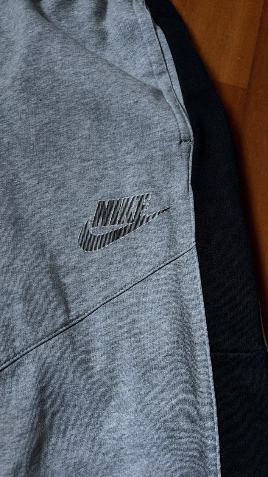 Nike Tech Fleece Joggingbroek Grijs/Zwart Maat XL, Maat 56/58 (XL), Ophalen of Verzenden, Grijs, Gedragen