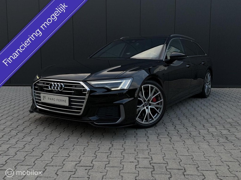 Audi A6 Avant 55 TFSI e quattro/Pano/Trekhaak/B&O/Leder/S6/V, Auto's, Audi, Automaat, Gebruikt, Zwart, 4 cilinders