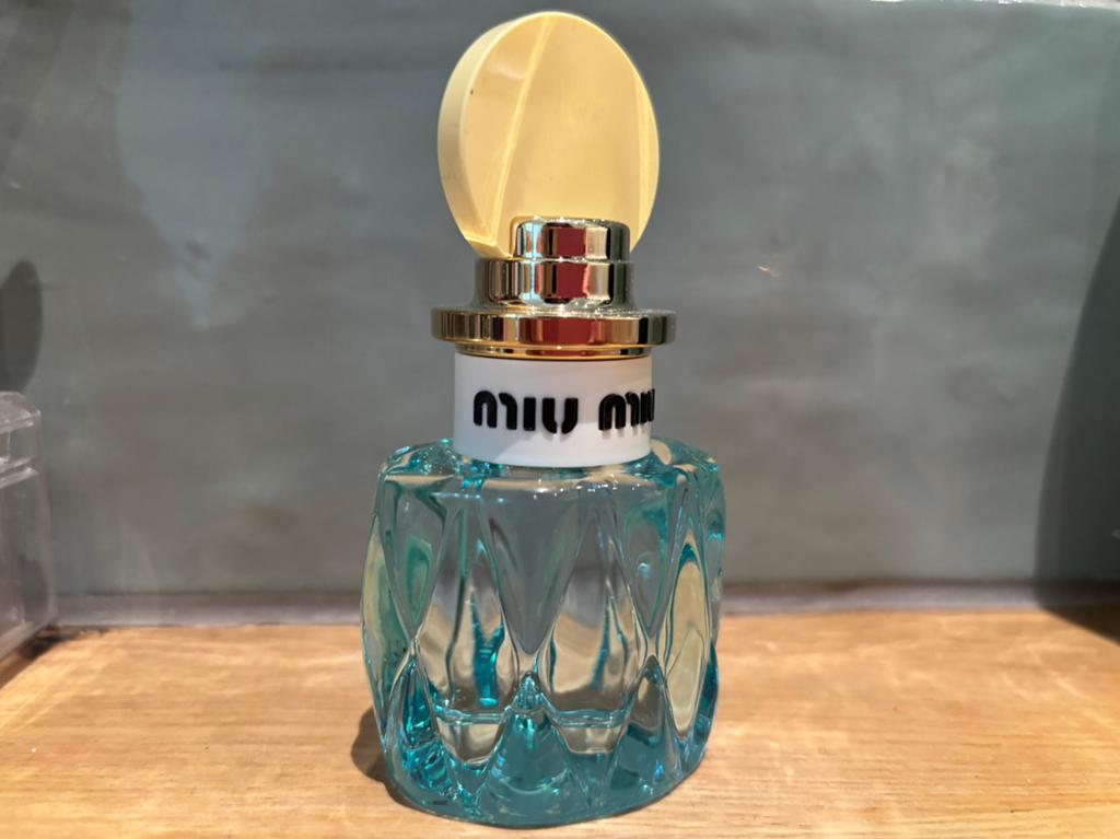 Miu Miu L’eau Bleue - Eau de parfum 30ml, Ophalen of Verzenden, Zo goed als nieuw, Parfumfles