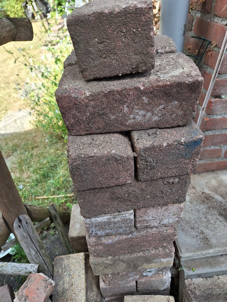 Straatklinkers, Tuin en Terras, Tegels en Klinkers, Ophalen, Gebruikt, Overige materialen, Klinkers