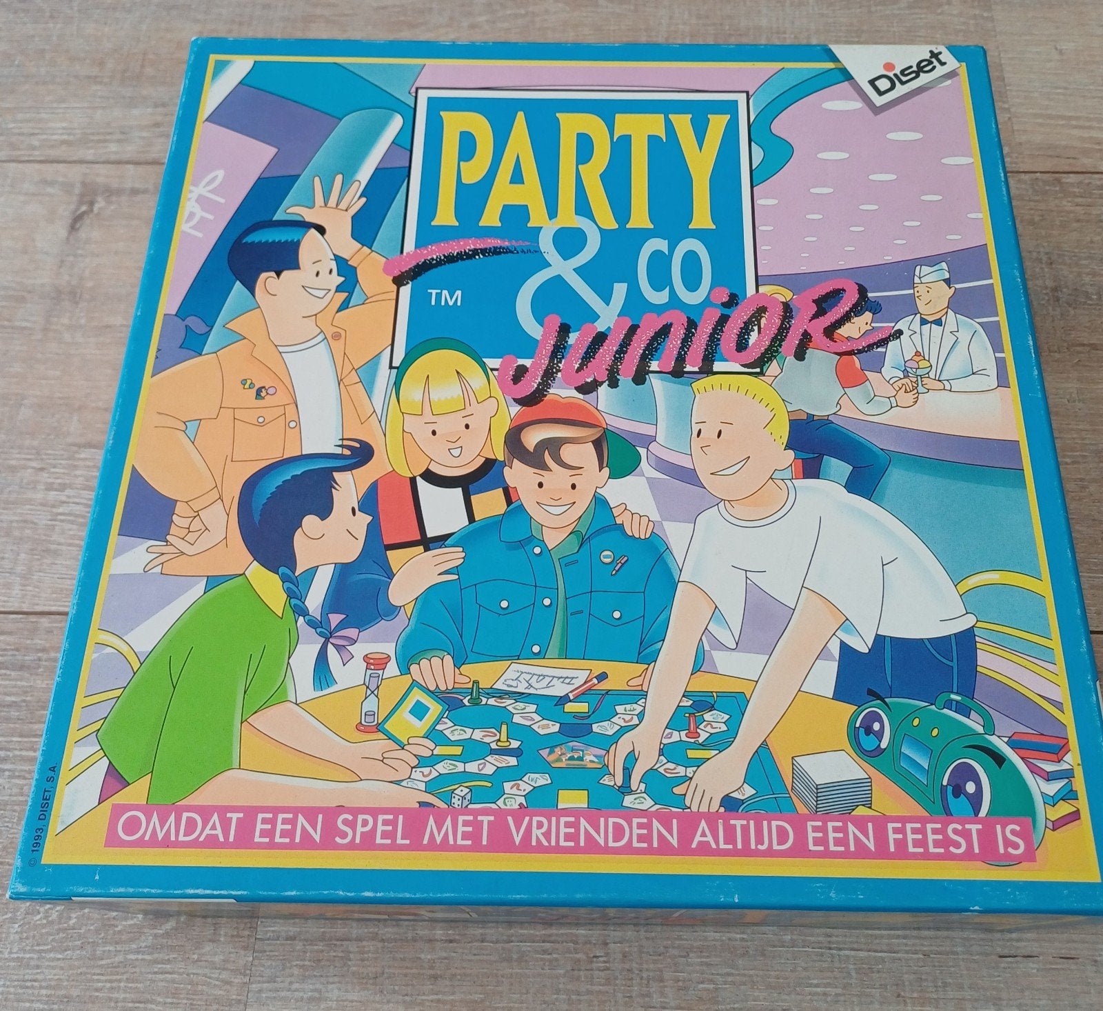 Party&Co junior, Hobby en Vrije tijd, Gezelschapsspellen | Bordspellen, Vijf spelers of meer, Ophalen, Gebruikt, Diset