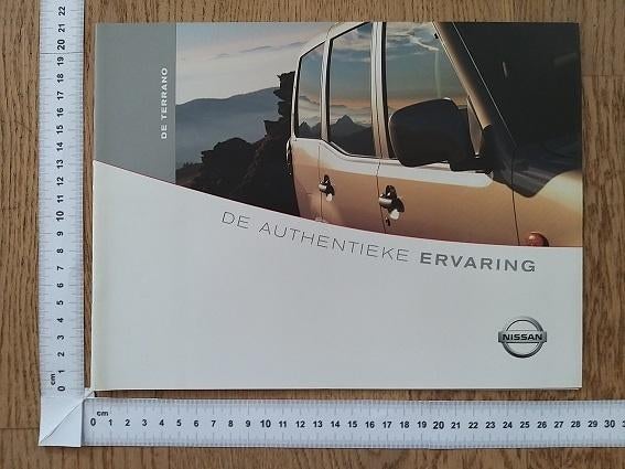Nissan Terrano brochure 2001, Ophalen of Verzenden, Gelezen, Nissan