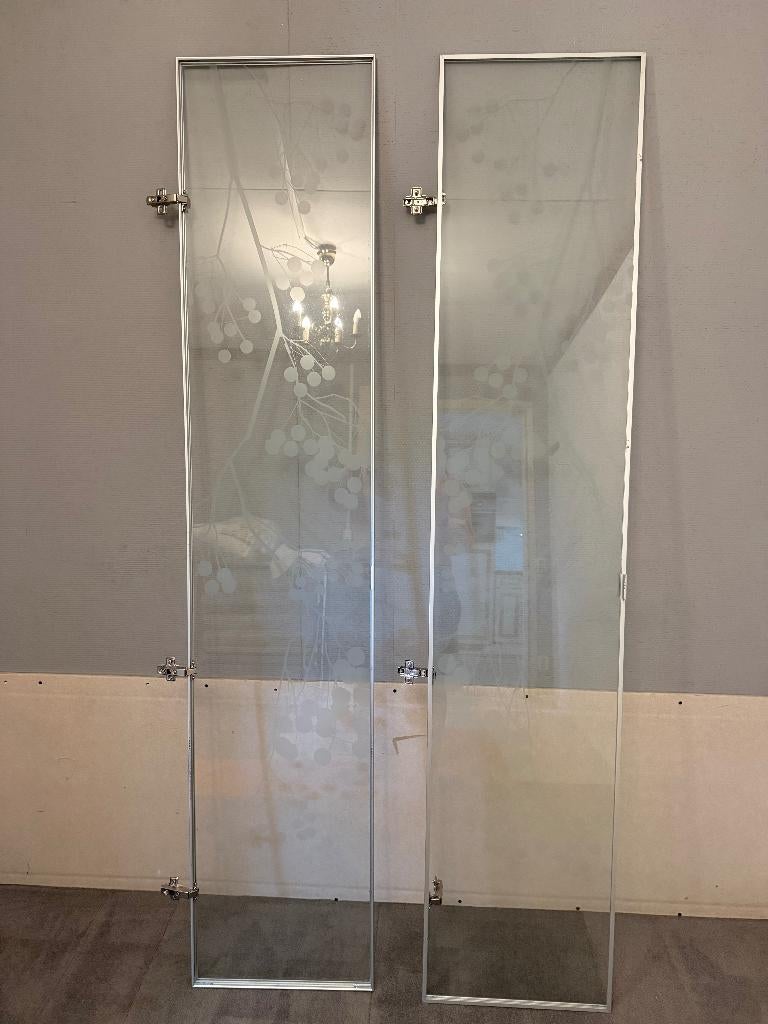Ikea Billy vitrinedeuren Gräsbo, Ophalen, 200 cm of meer, 50 tot 100 cm, Minder dan 25 cm