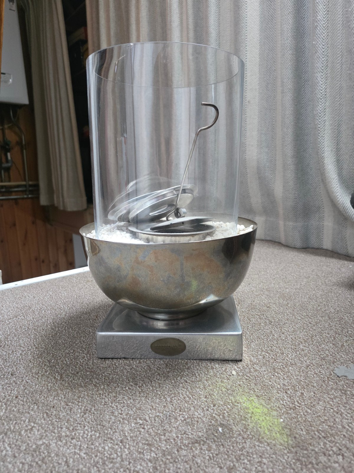 Bio ethanol brander, Ophalen