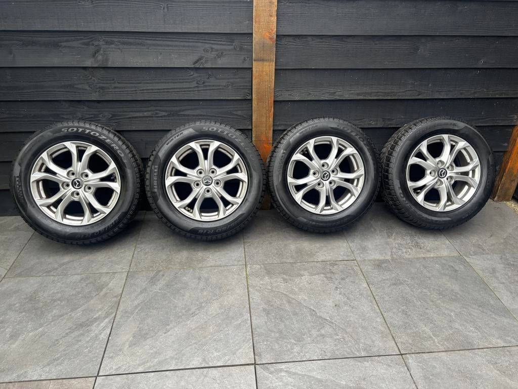 LM. Velgen Mazda.  Originele.   16 inch.  195 set prijs., Velg(en), 16 inch, Personenwagen, Gebruikt