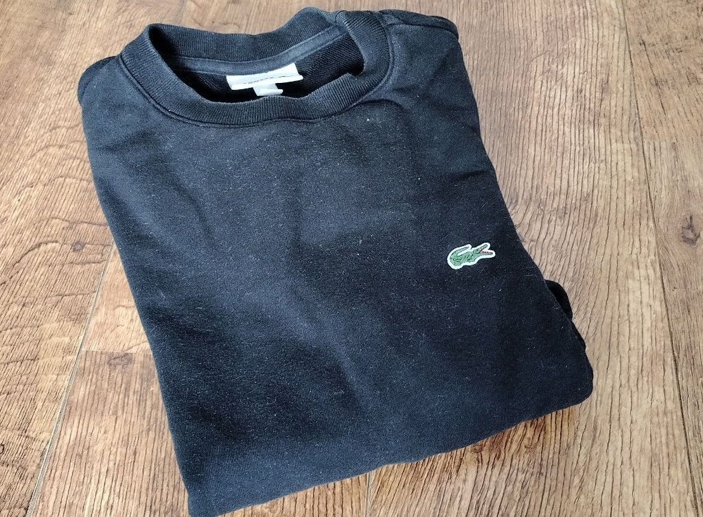 Lacoste sweater zwart (maat M), Maat 48/50 (M), Ophalen of Verzenden, Gedragen, Lacoste