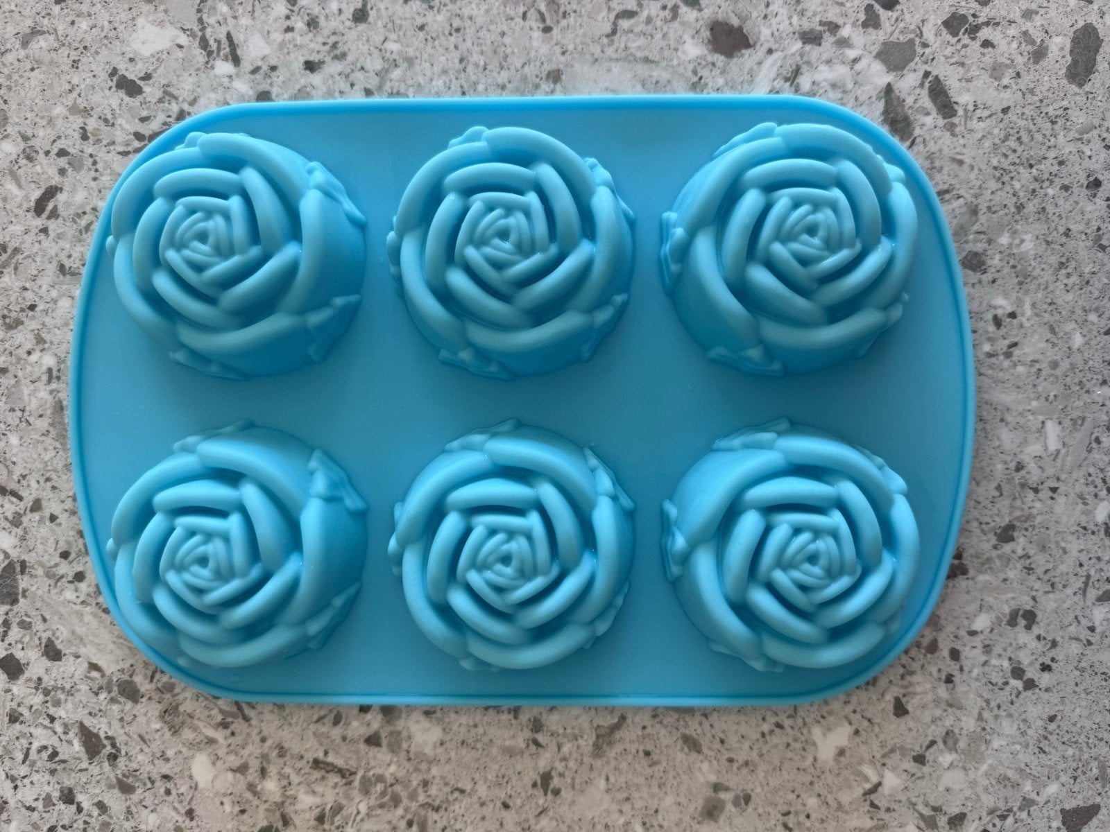 Siliconen Rozenvorm, Overige typen, Nieuw, Kunststof, Blauw